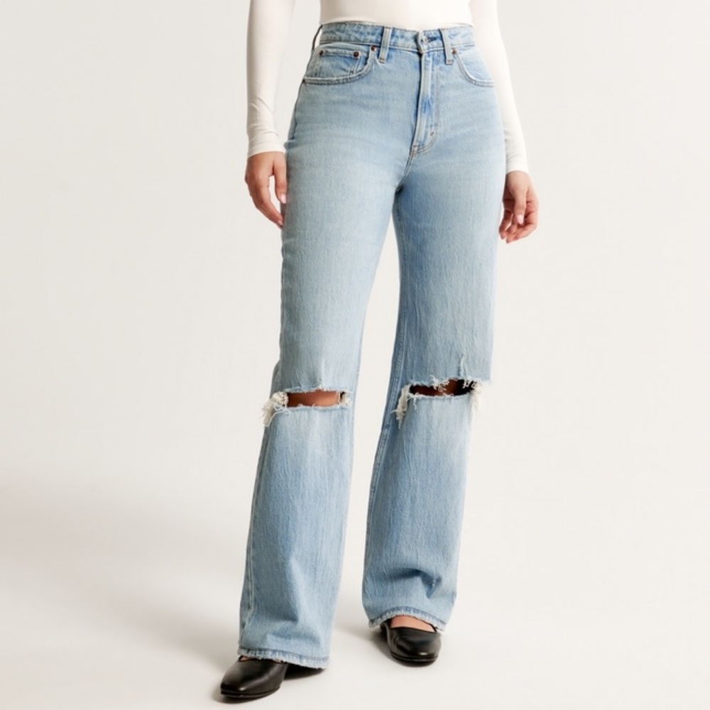 ABERCROMBIE & FITCH High Rise 90s Relaxed Jean